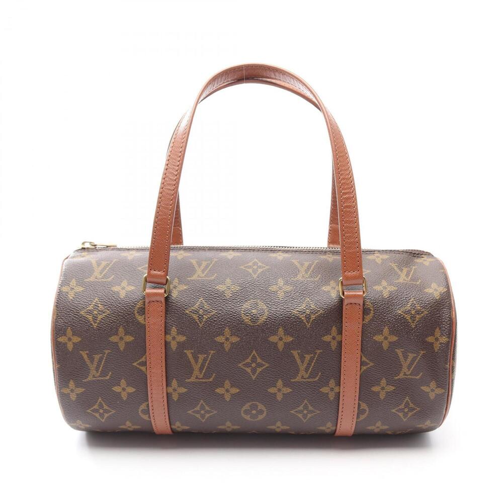 LOUIS VUITTON Brown Monogram Leather Papillon 30 Bag